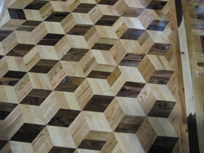 custom wood flooring pattern