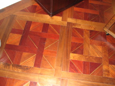 multicolor wood flooring pattern