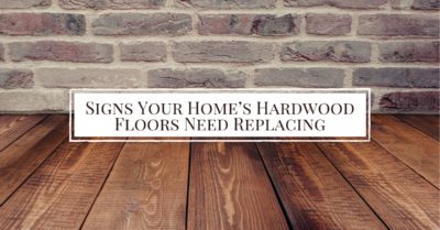 signs your home's hardwood floors need replacing banner